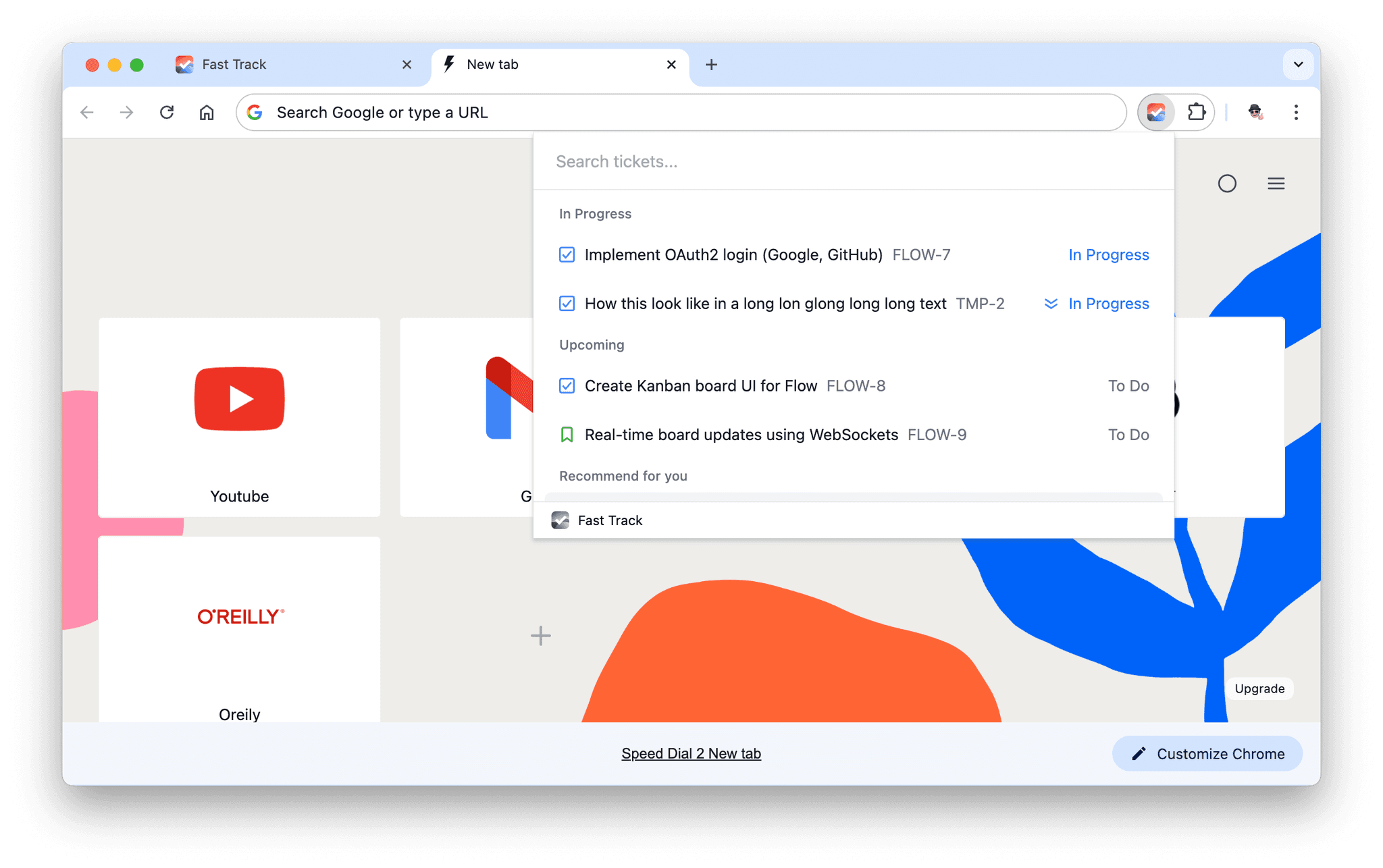 Fast Track Extension Interface